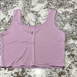 Purusha People Lavender Women's Crop Top
